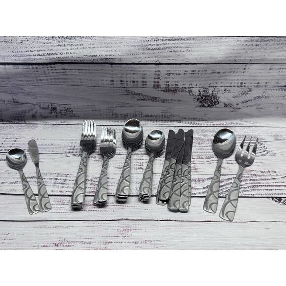 CONQUEST By Cambridge Stainless Steel FLATWARE Mixed Lot 41 Pieces - Picture 7 of 7